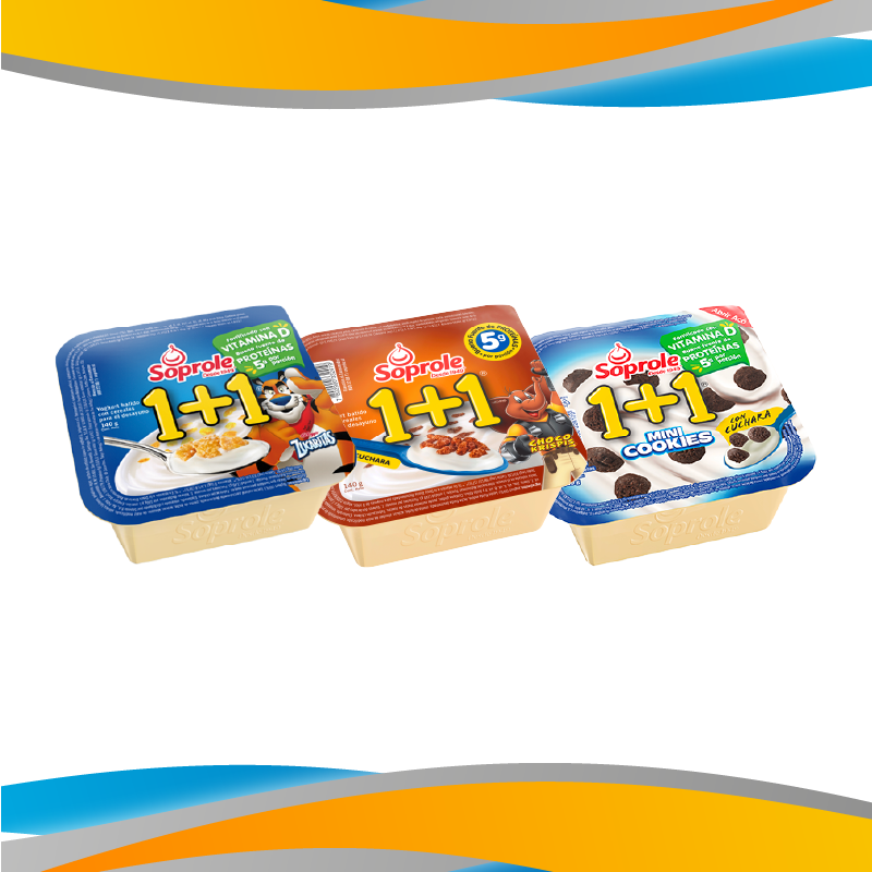 YOGHURT 1+1 SOPROLE VARIEDADES