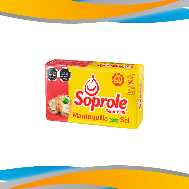 MANTEQUILLA CON SAL SOPROLE