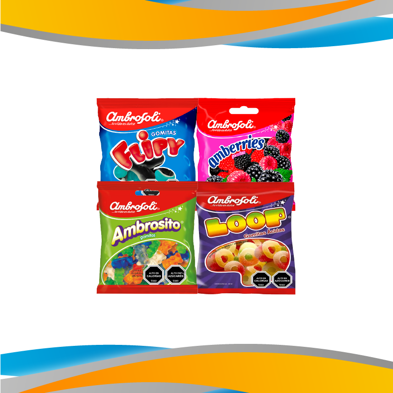 GOMITAS AMBROSOLI VARIEDADES - 20U